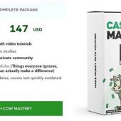 CashCow MASTERY Full Course By Videosidehustle